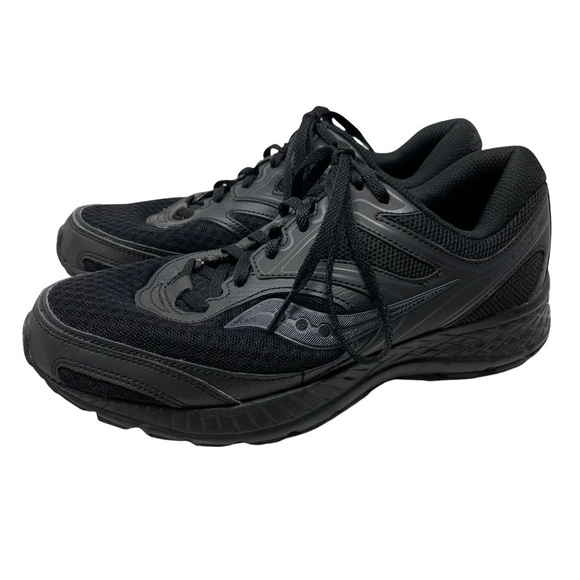 Saucony Shoes - Saucony Black Sneakers 7.5 W WIDE Cohesion 12 Versafoam